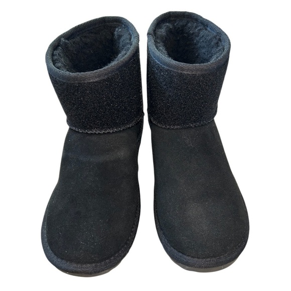 EMU AUSTRALIA WALLABY MINI 100% MERINO WOOL BOOTS, BLACK, KIDS SIZE 3 - Picture 4 of 7